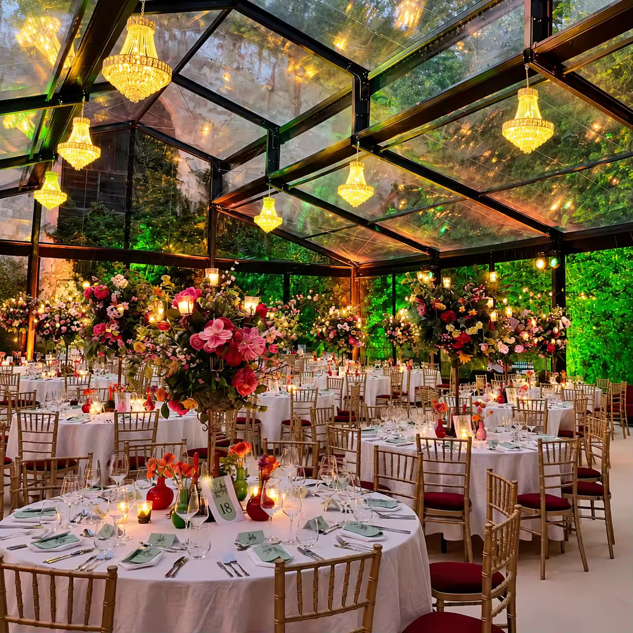 Outdoor Clear Wedding Tent Transparent Roof